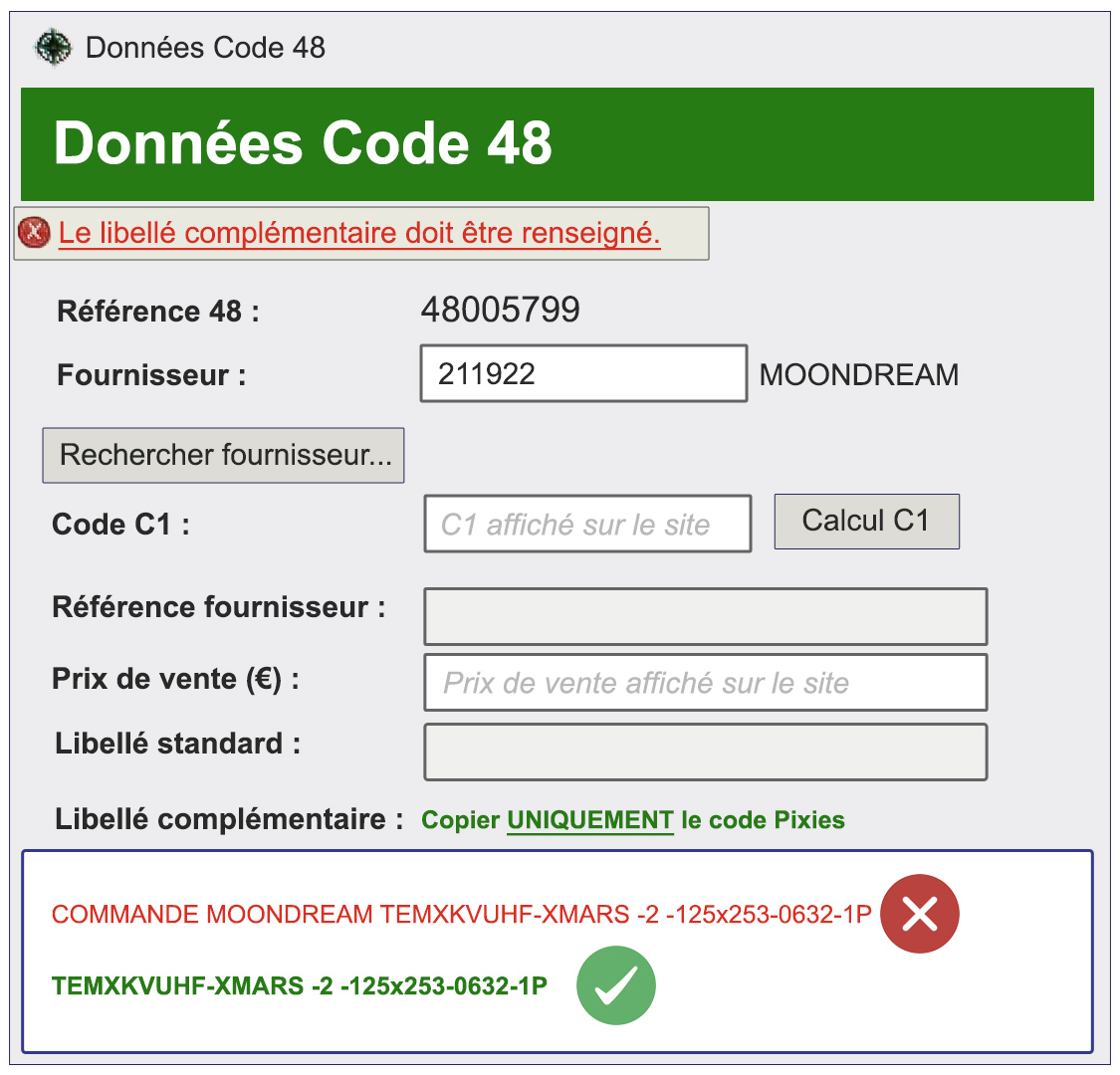 Code data